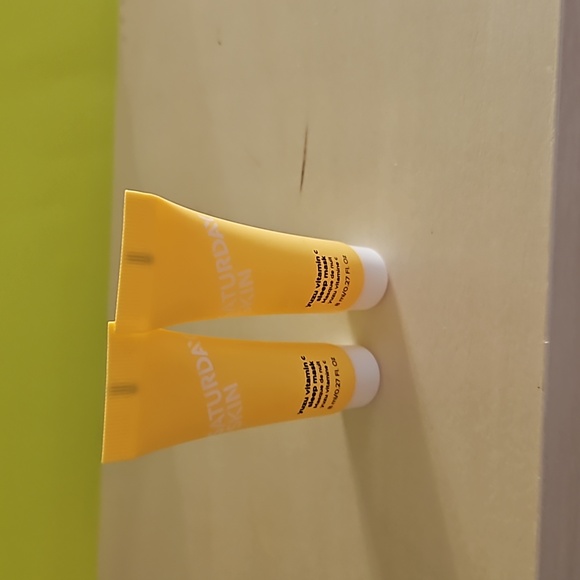 NWT 2 Saturday Skin vitamin C sleep mask .27fl oz each - Picture 6 of 7